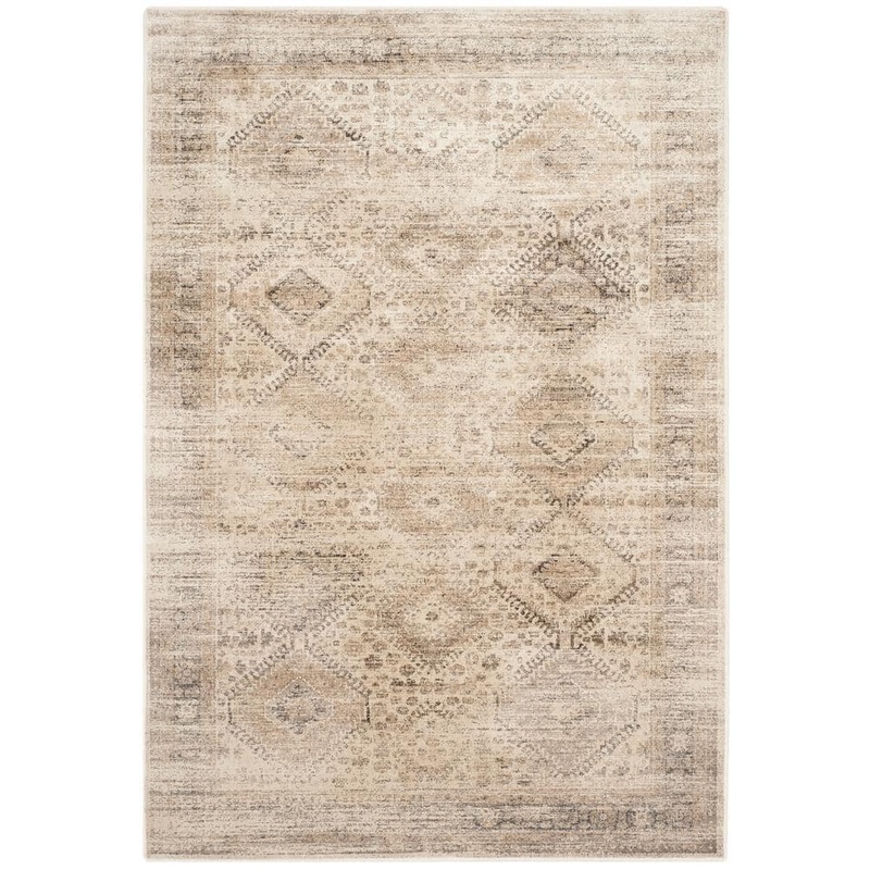 SAFAVIEH Vintage Stone 5 ft. x 8 ft. Distressed Geometric Area Rug VTG118-3440-5
