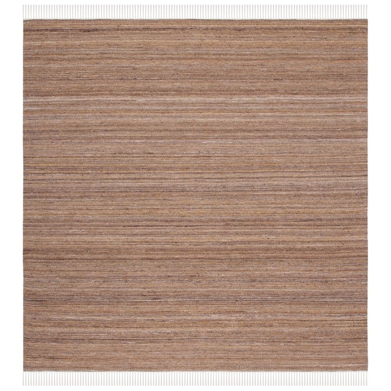 SAFAVIEH Kilim Beige/Yellow 7 ft. x 7 ft. Solid Color Gradient Square Area Rug KLM551D-7SQ