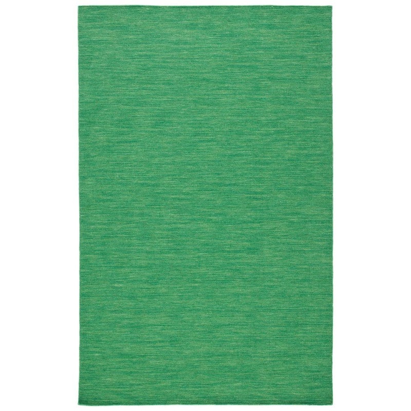 SAFAVIEH Kilim Green 8 ft. x 10 ft. Solid Color Area Rug KLM850Y-8