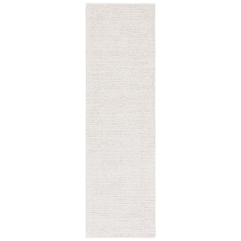 SAFAVIEH Abstract Ivory/Beige 2 ft. x 14 ft. Speckled Runner Rug ABT468E-214