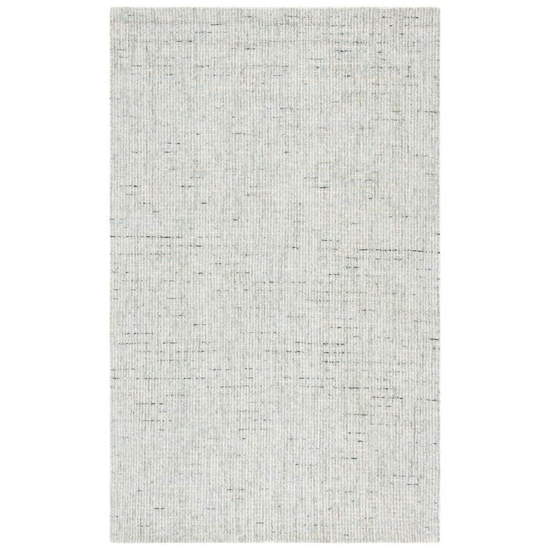 SAFAVIEH Abstract Sage/Ivory 4 ft. x 6 ft. Speckled Area Rug ABT468W-4