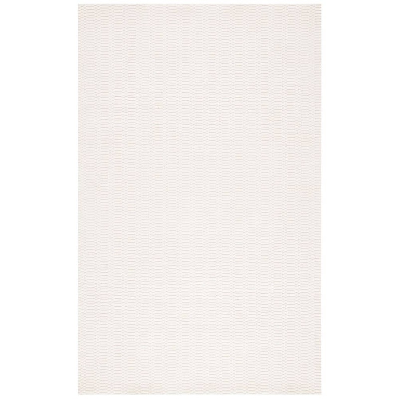 SAFAVIEH Himalaya Beige 5 ft. x 8 ft. Solid Color Striped Area Rug HIM720B-5