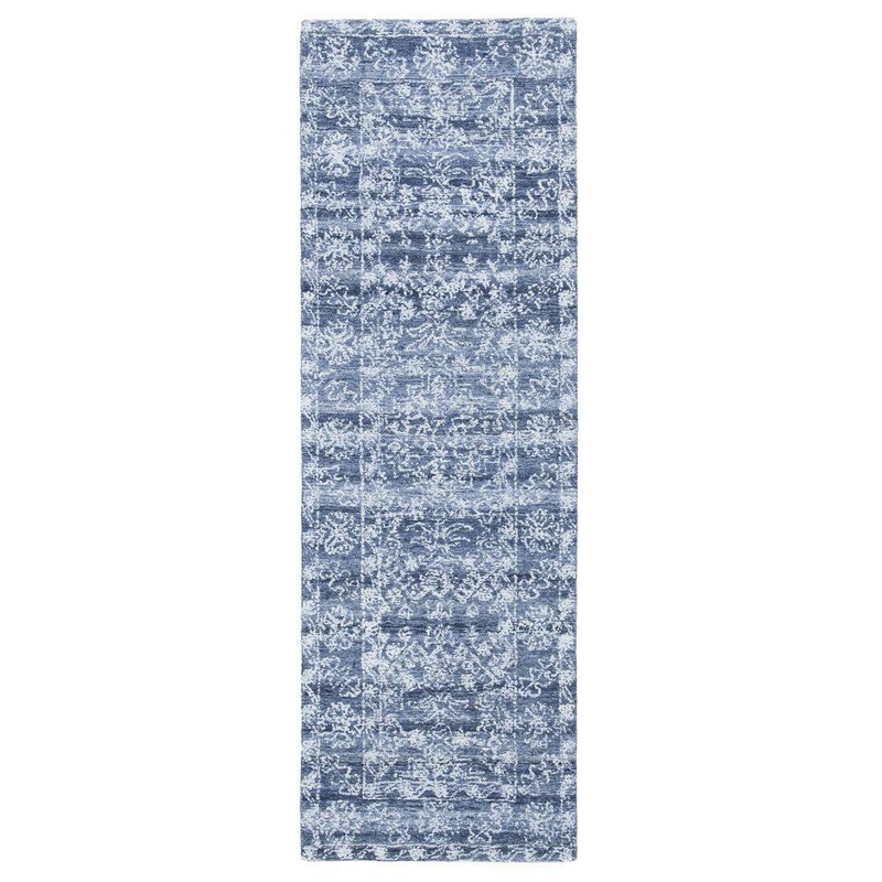 SAFAVIEH Marquee Navy 3 ft. x 8 ft. Persian Oriental Runner Rug MRQ115N-28