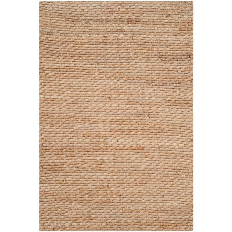 SAFAVIEH Natural Fiber Beige Doormat 2 ft. x 3 ft. Solid Area Rug NF459A-2