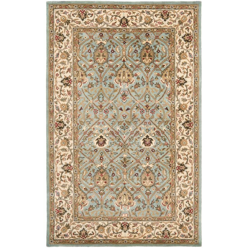 SAFAVIEH Persian Legend Gray/Ivory 4 ft. x 6 ft. Border Area Rug PL819L-4