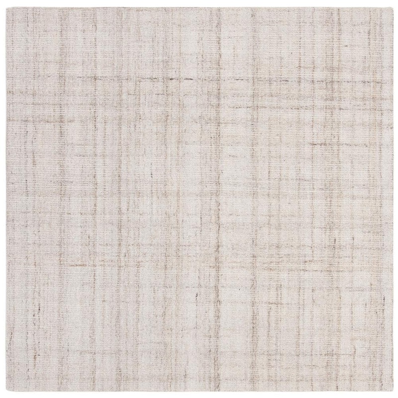 SAFAVIEH Abstract Ivory/Beige 6 ft. x 6 ft. Striped Square Area Rug ABT141D-6SQ