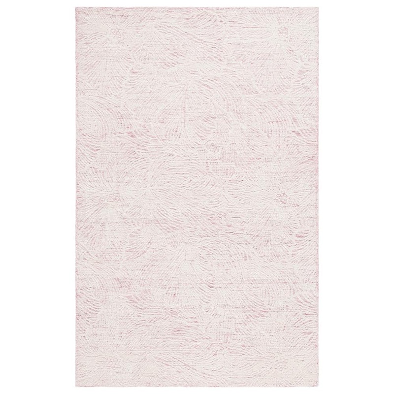 SAFAVIEH Ebony Pink/Ivory 5 ft. x 8 ft. Floral Area Rug EBN101U-5