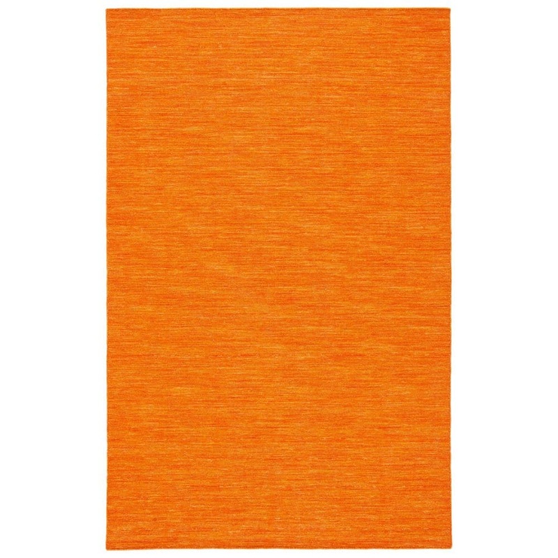 SAFAVIEH Kilim Orange Doormat 3 ft. x 5 ft. Solid Color Area Rug KLM850P-3