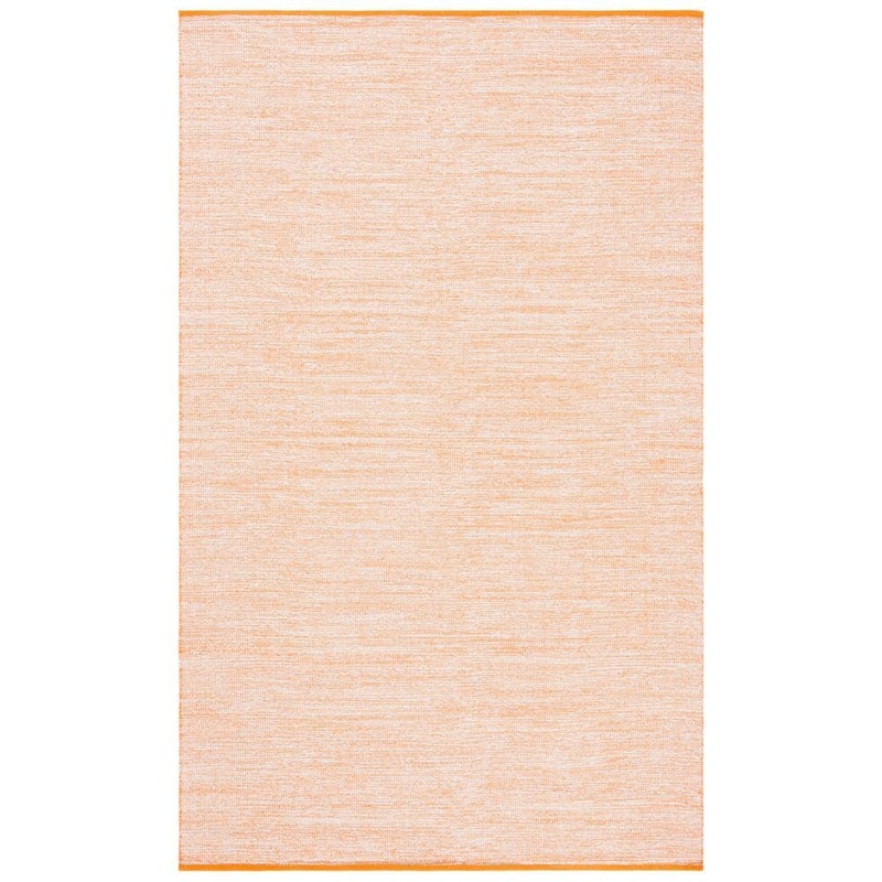 SAFAVIEH Montauk Orange Doormat 3 ft. x 5 ft. Solid Color Area Rug MTK250P-3
