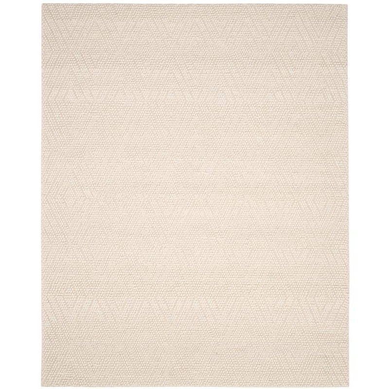 SAFAVIEH Natura Ivory 8 ft. x 10 ft. Solid Diamonds Area Rug NAT623A-8