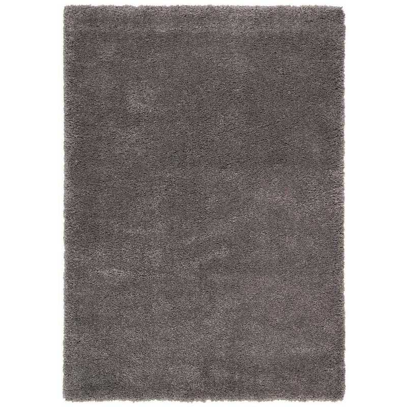 SAFAVIEH Royal Shag Dark Gray 4 ft. x 6 ft. Solid Area Rug RYG115I-4