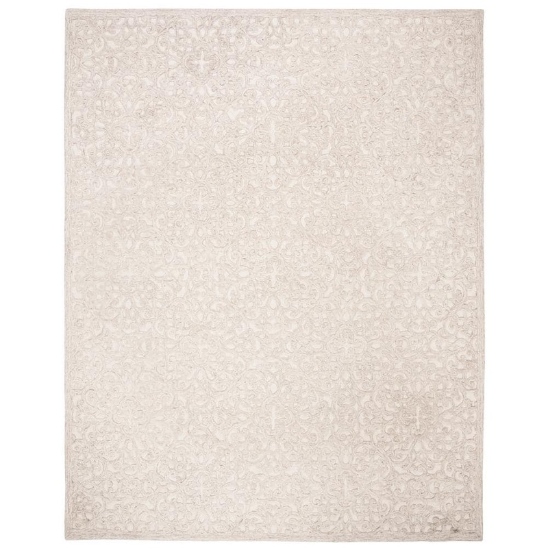 SAFAVIEH Trace Camel/Ivory 9 ft. x 12 ft. Distressed Floral Area Rug TRC103E-9