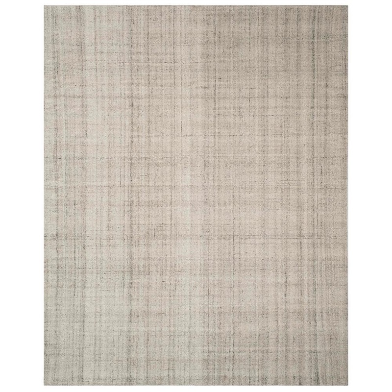 SAFAVIEH Abstract Light Gray 11 ft. x 15 ft. Striped Area Rug ABT141E-1115