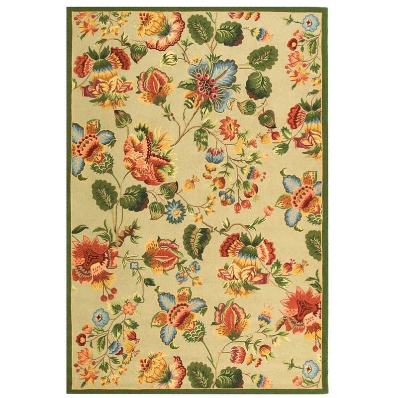 SAFAVIEH Chelsea Sage 6 ft. x 9 ft. Border Area Rug HK331C-6