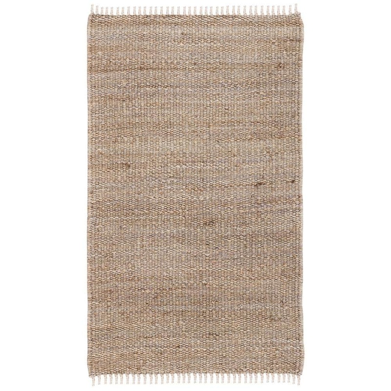 SAFAVIEH Natural Fiber Gray Doormat 3 ft. x 4 ft. Gradient Solid Color Area Rug NF368C-24