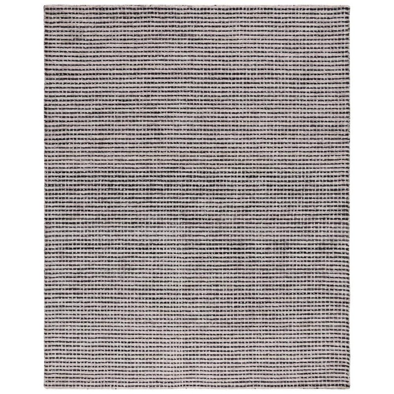 SAFAVIEH Abstract Black/Ivory 5 ft. x 8 ft. Striped Area Rug ABT853Z-5