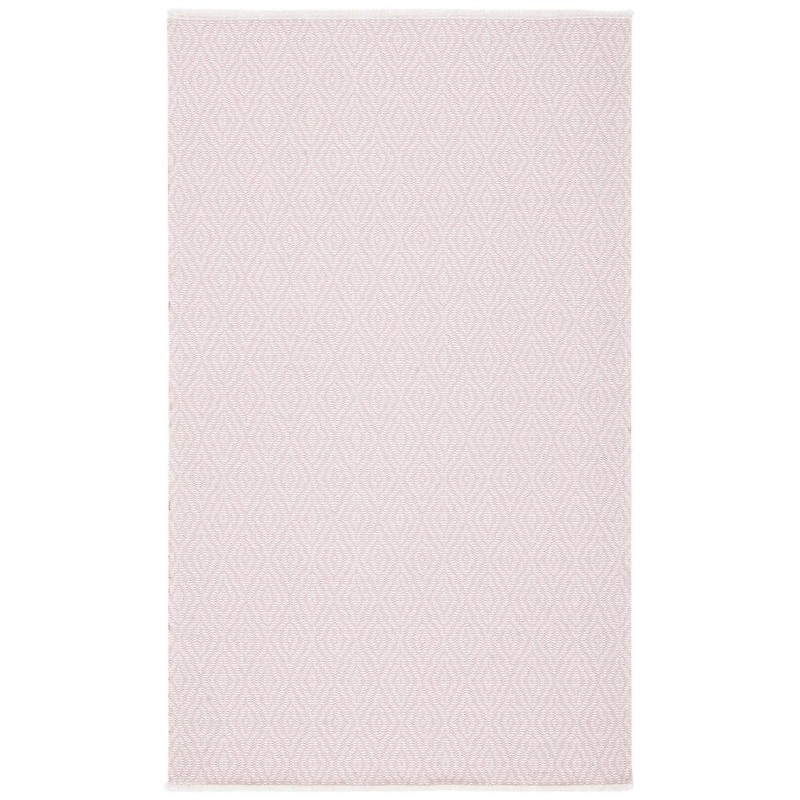 SAFAVIEH Augustine Pink/Ivory 8 ft. x 10 ft. Ikat Geometric Area Rug AGT484U-8
