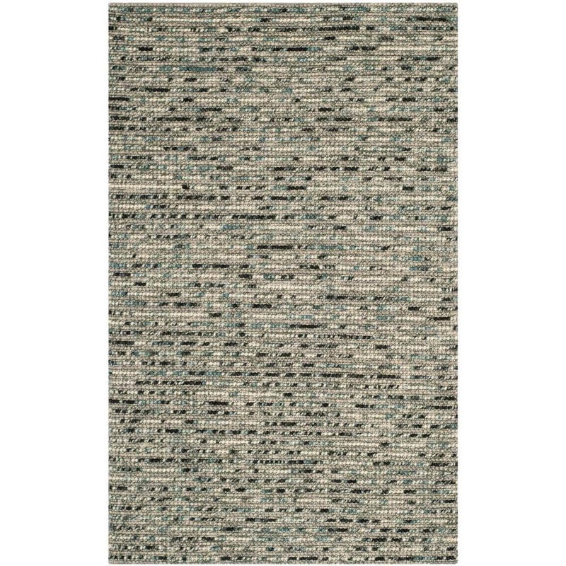 SAFAVIEH Bohemian Grey/Multi Doormat 2 ft. x 3 ft. Striped Area Rug BOH525K-2