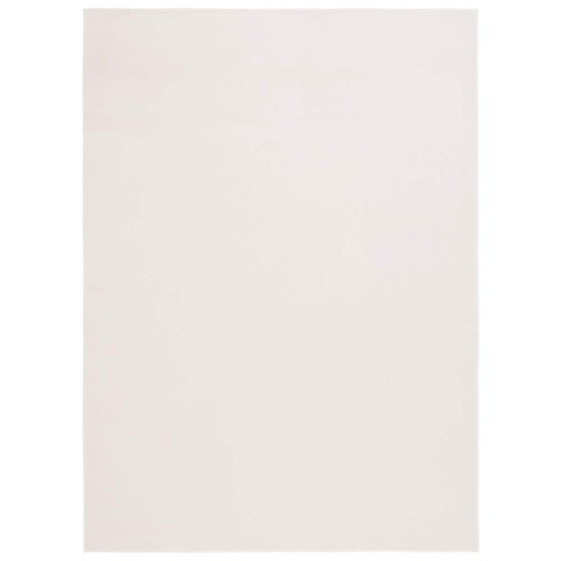 SAFAVIEH Faux Rabbit Fur Beige 5 ft. x 7 ft. Solid Flokati Area Rug FRF100B-57