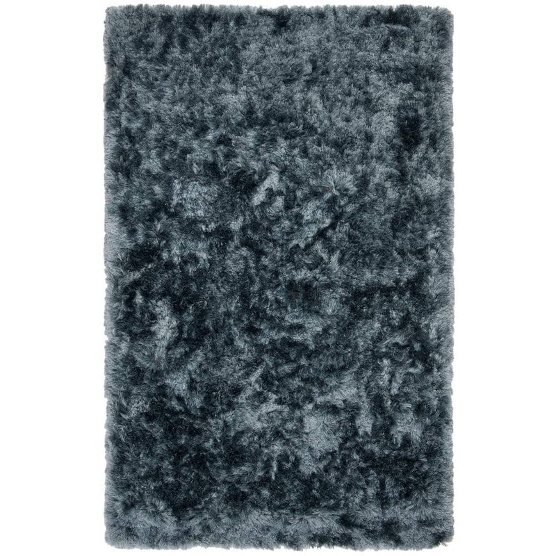 SAFAVIEH Ocean Shag Slate 6 ft. x 9 ft. Solid Area Rug OCG101M-6
