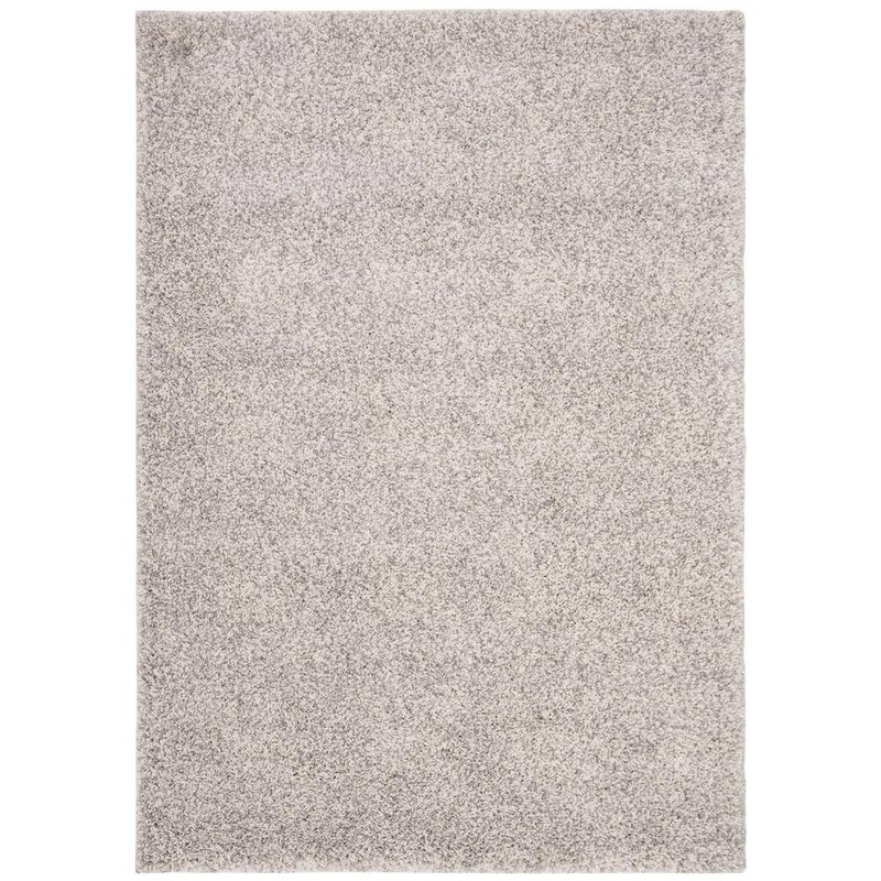 SAFAVIEH Royal Shag Light Gray 5 ft. x 8 ft. Solid Area Rug RYG117G-5