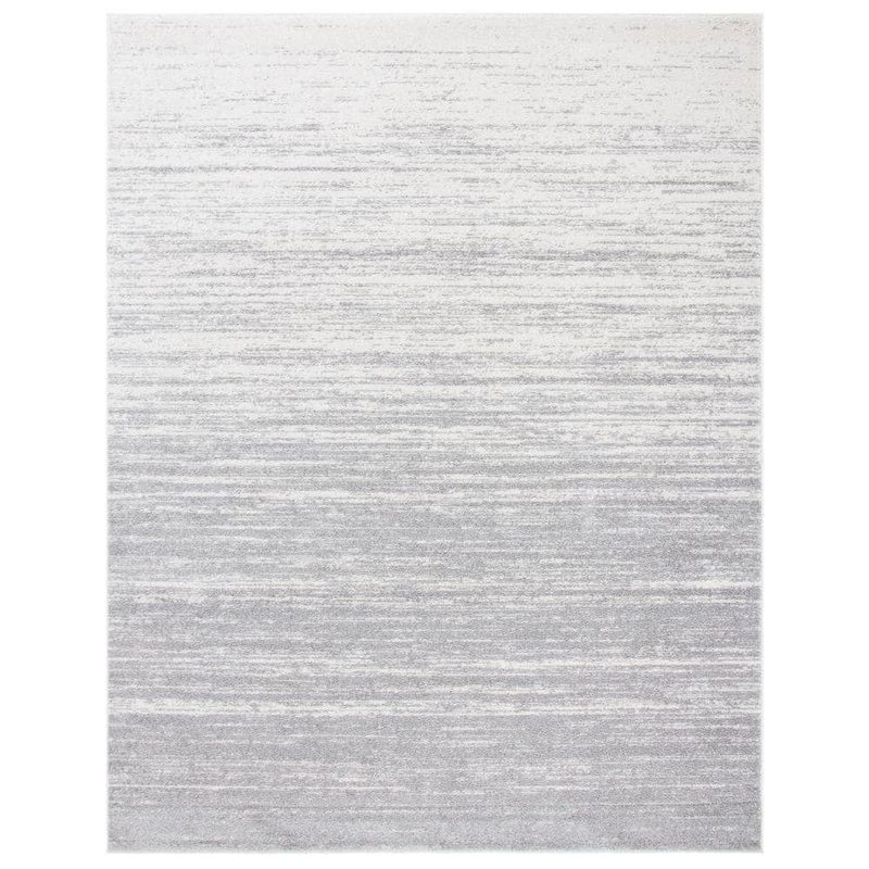 SAFAVIEH Adirondack Light Gray/Gray 11 ft. x 15 ft. Solid Color Striped Area Rug ADR113C-1115