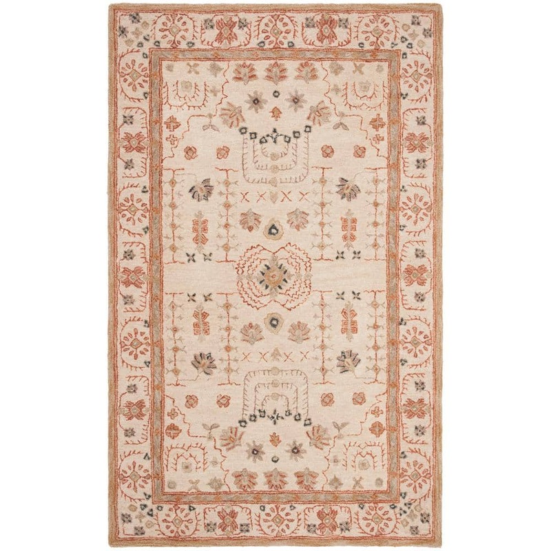 SAFAVIEH Anatolia Sand 8 ft. x 10 ft. Border Area Rug AN552A-8
