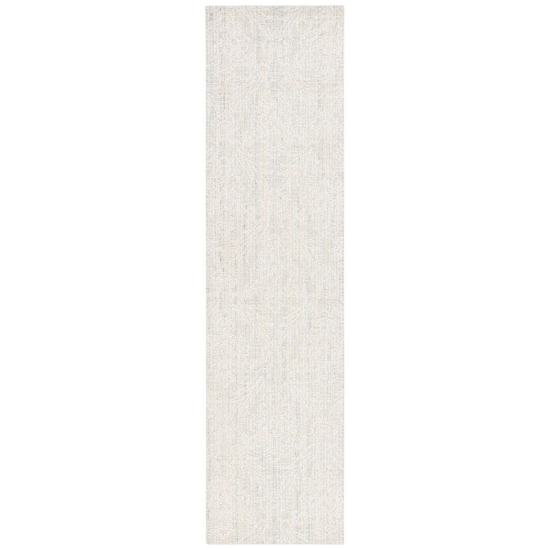 SAFAVIEH Ebony Light Blue/Ivory 2 ft. x 9 ft. Diamond Runner Rug EBN112L-29