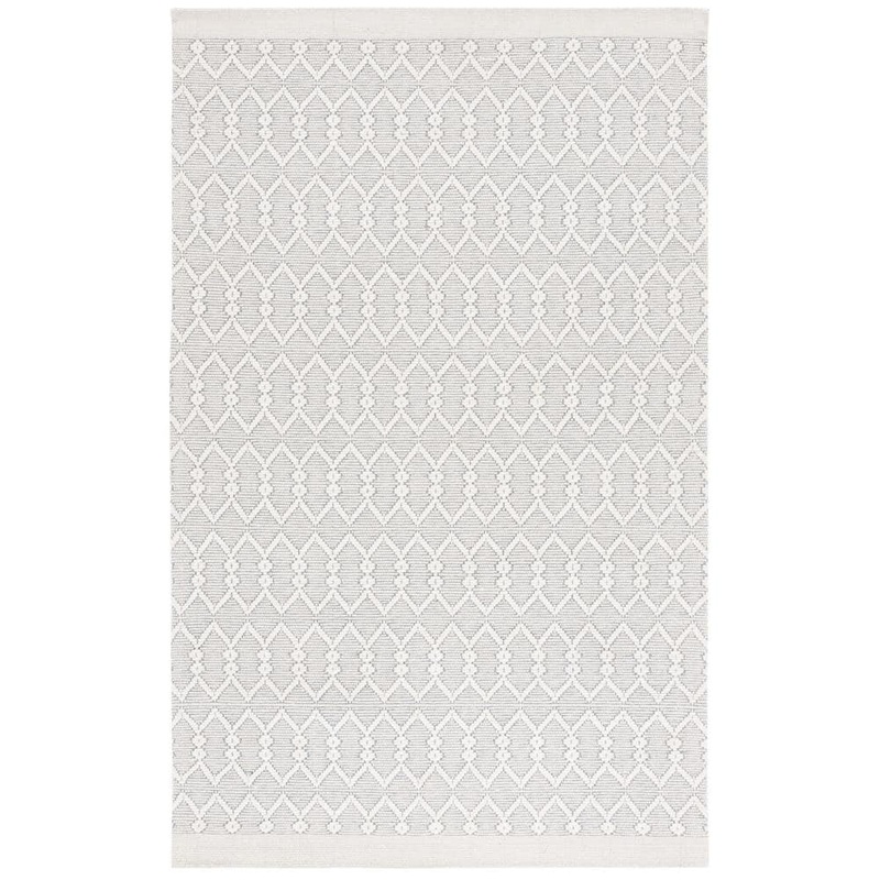 SAFAVIEH Martha Stewart Ivory 6 ft. x 9 ft. Ornate Trellis Area Rug MSR3505A-6