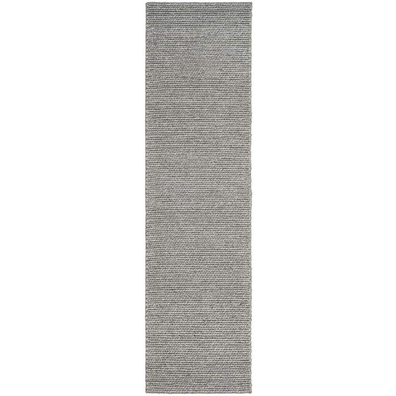 SAFAVIEH Natura Steel 2 ft. x 6 ft. Solid Runner Rug NAT311B-26