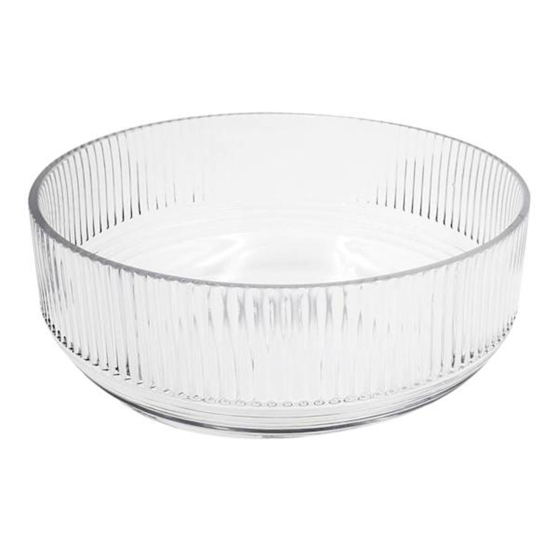 Clear Lined Bowl, 10×4