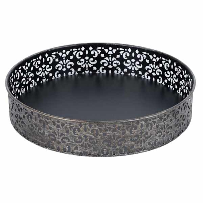 Found & Fable Metal Decorative Tray, 12″