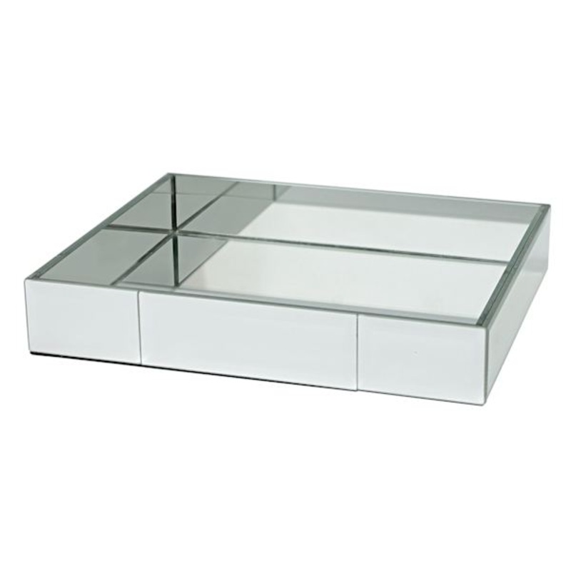 Glass Mirror Tray, 10.5″