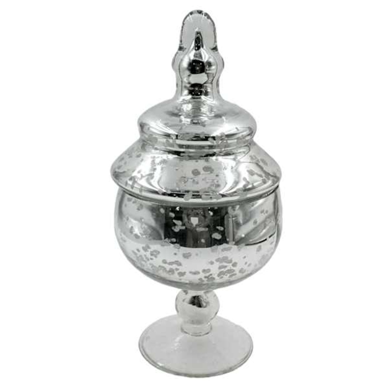 Providence Decorative Glass Jar, 8″