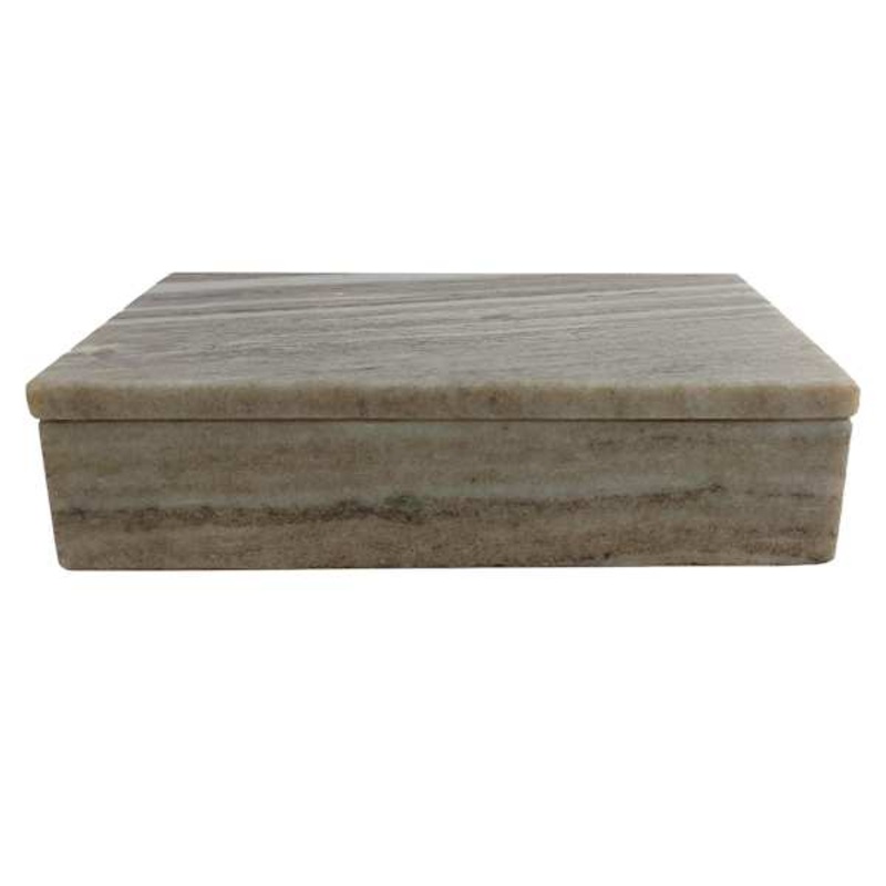 Tan Marble Box, 8×5