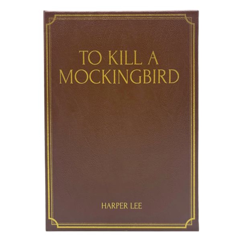 To Kill a Mockingbird Brown Faux Leather Book Box, 11″