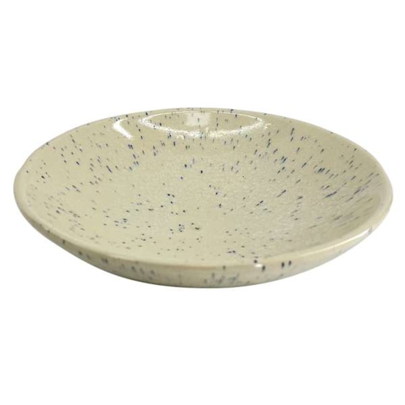 White Speckled Decorative Bowl, 9″
