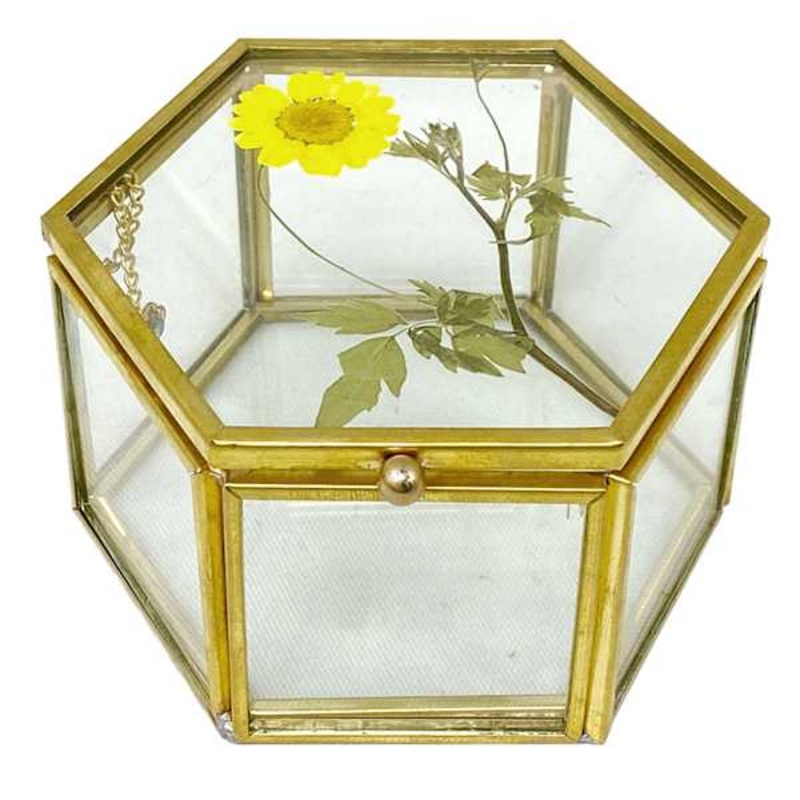Wildflowers Glass Box