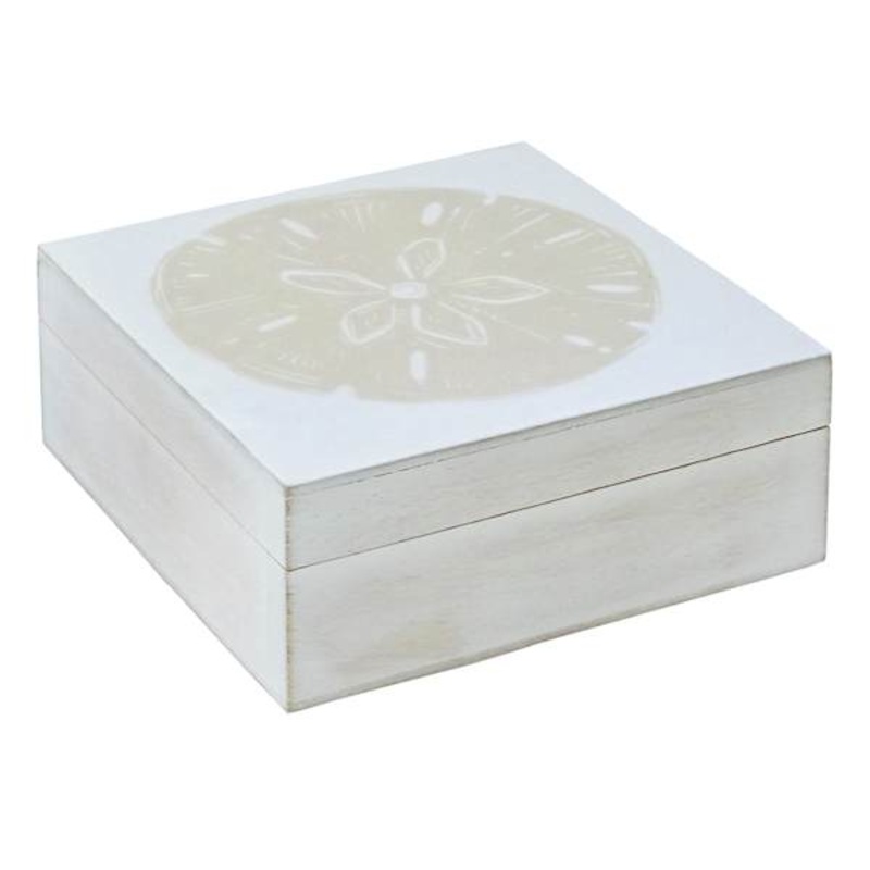 Wood Box with Decal Top, Large