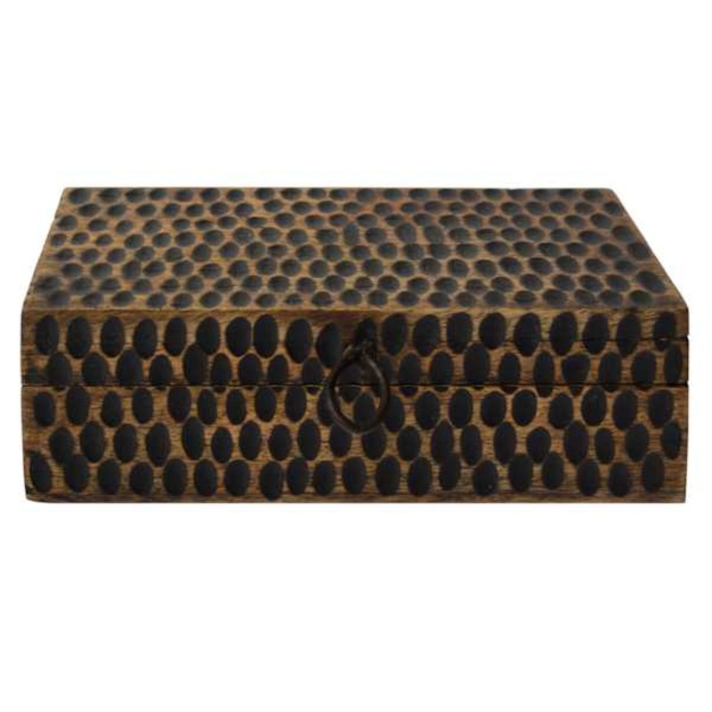 Wood Hammered Box, 8×3