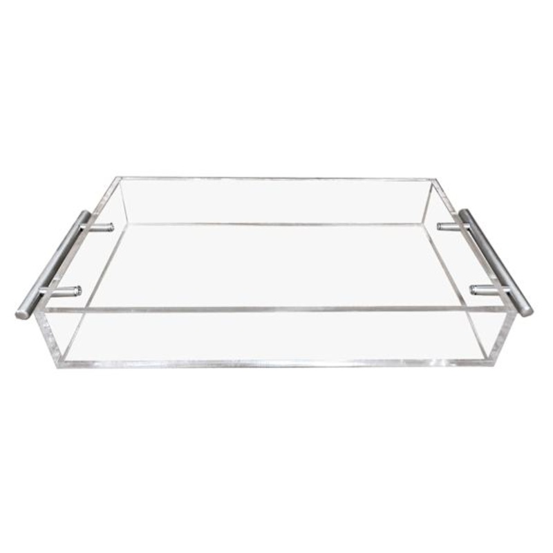 Clear Acrylic Decorative Tray, 19×5