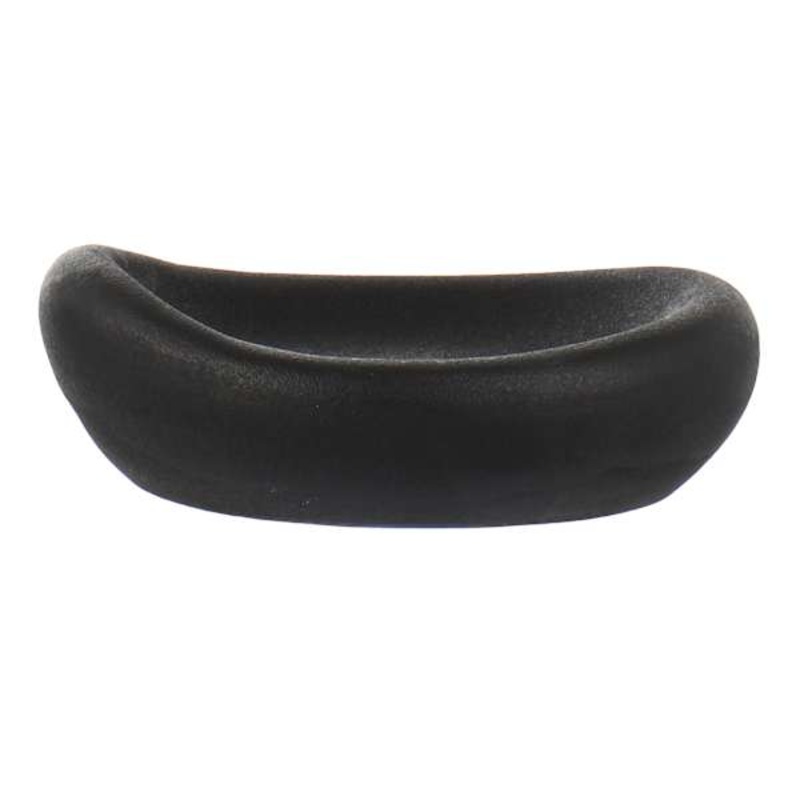 Matte Black Textured Ceramic Bowl, 8″