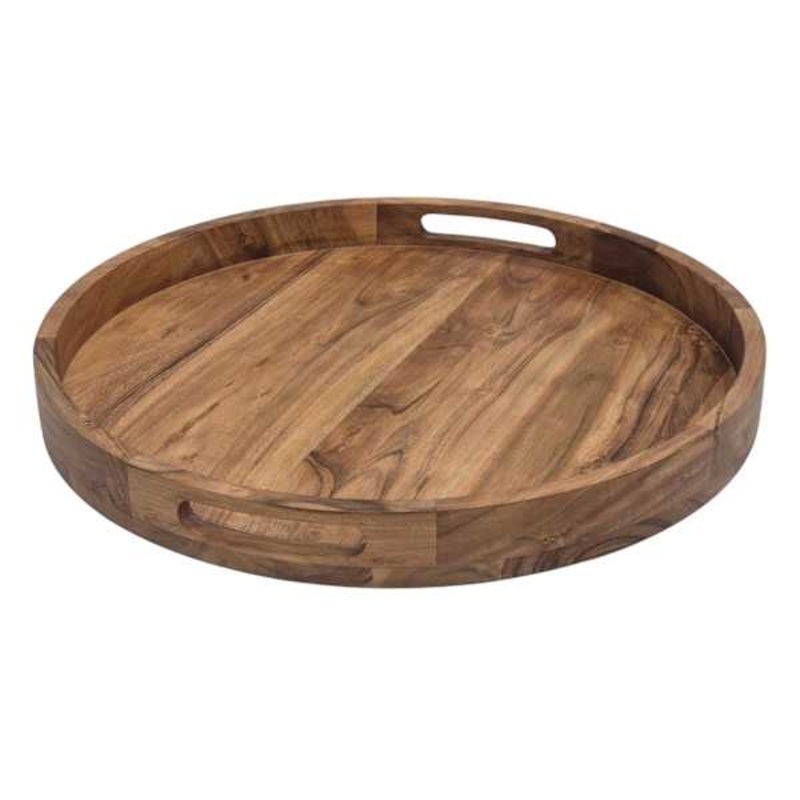 Natural Acacia Wood Tray, 20″