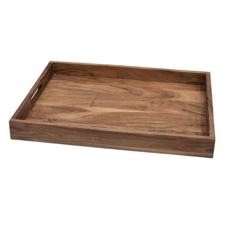 Natural Acacia Wood Tray, 20×15