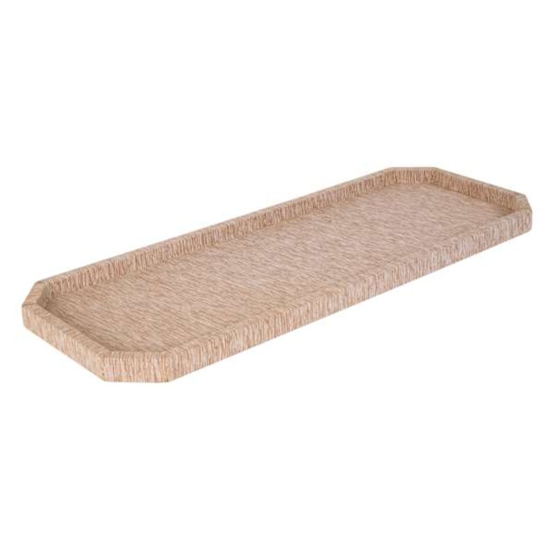 Natural Woven Decorative Octagon Tray, 26×9