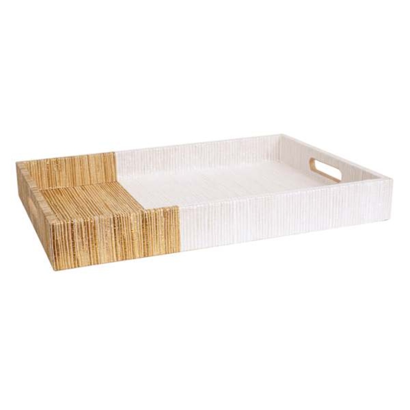 Neutral Woven Tray, 14×20