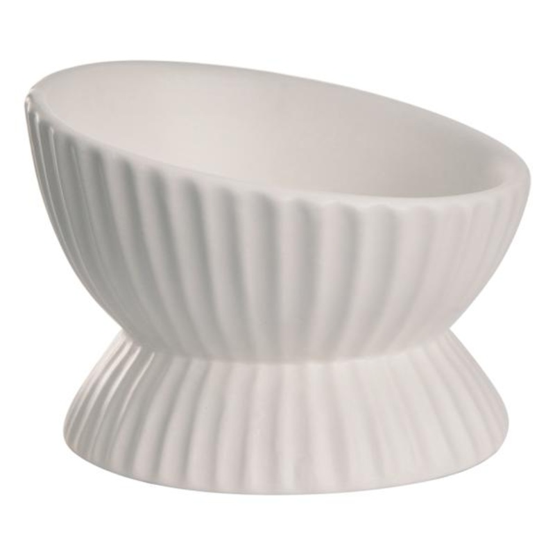 Tracey Boyd Beveled Ceramic Hourglass Bowl, 5×3