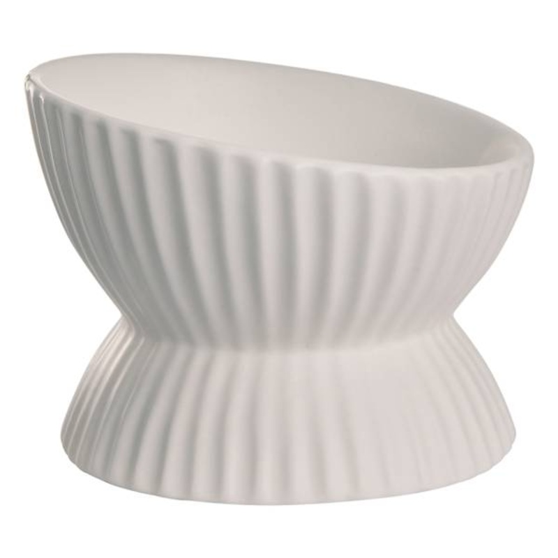 Tracey Boyd Beveled Ceramic Hourglass Bowl, 6×5