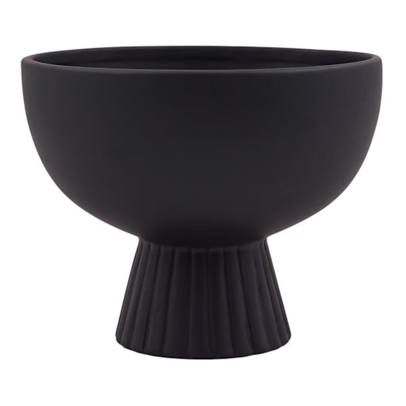 Tracey Boyd Black Ceramic Bowl, 7″