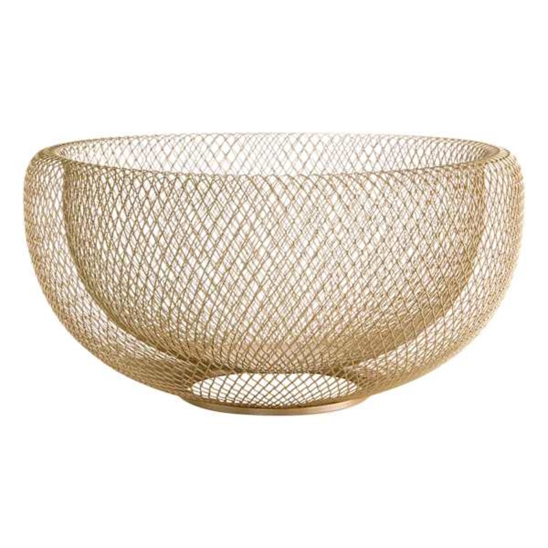 Tracey Boyd Brass Wire Decorative Bowl, 11×5